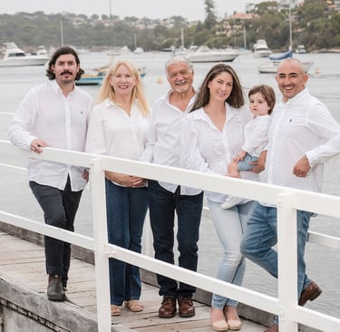 Natural family portrait photographed by Perth family photographer Geoff Fisher
