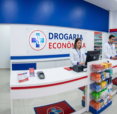 Encontre sua farmácia. Drogaria Econômica Manoel Duarte.
