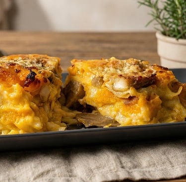 Come fare la ricetta vegetariana lasagna di zucca