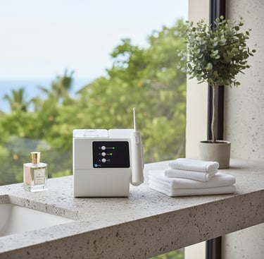 Ozone Water Flosser Aquolab hygiène-precision.com