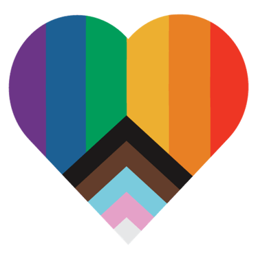heart pride rainbow