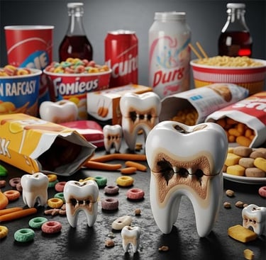 Aliments ultra-transformés et santé bucco-dentaire hygiene-precision.com