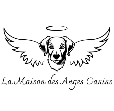 Logo de La Maison des Anges Canins, Entreprise d'élevage de chiots en santé au Québbec