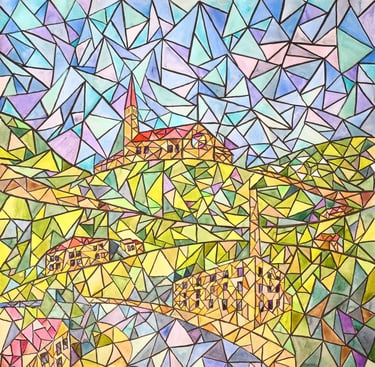 Mossley - whimsical wall art uk