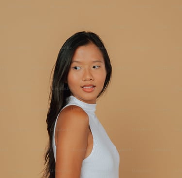 a woman in a white dress and a white dress