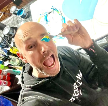 Photo portrait artiste peintre Tiwan Antoine Charlet