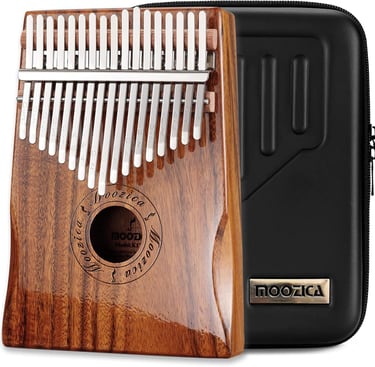 MOOZICA 17 teclas kalimba, instrumento musical de piano de pulgar profesional de madera maciza de ko