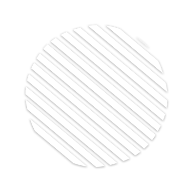 a black and white striped oval shaped object