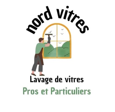 logo de l'entreprise nord vitres spécialisé dans le nettoyage de tous types de vitres à Valenciennes