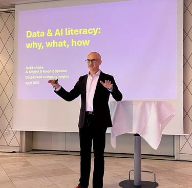 AI and data literacy as a profit booster.
