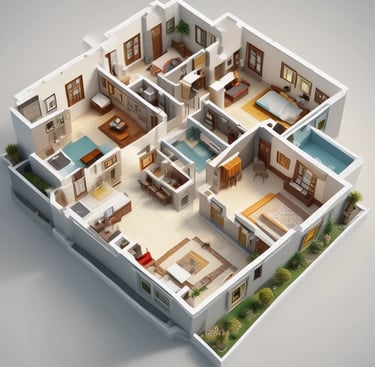 Bright living room with modern inventory