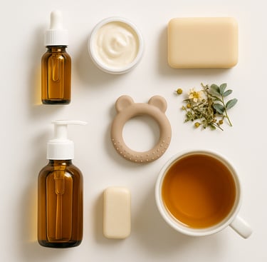 Natural baby and mother wellness products