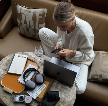 social media manager aesthetic planning creative design concepts