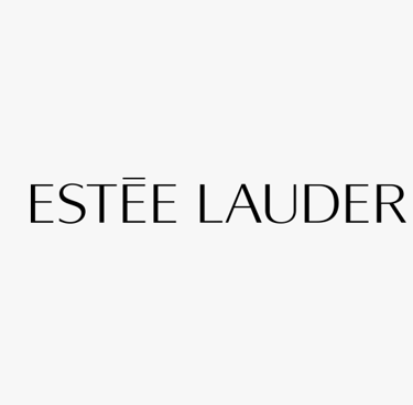 Logo of ESTÉE LAUDER, a global beauty brand whose standards are met by King Fly.
