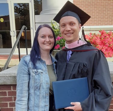 Hannah and I at my Graduation (2022)