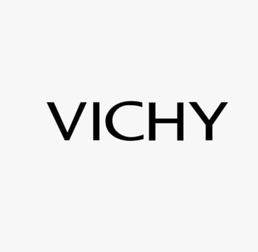 Logo of VICHY, a global dermocosmetic brand whose standards are met by King Fly.