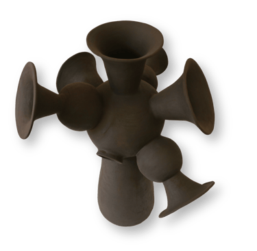 Irene de Vilder, ceramic vessel.