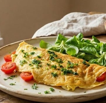 Come fare la omelette salata