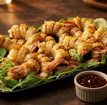 Ricetta mediterranea per bocconcini di gamberi