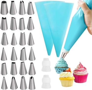 saco e bicos de confeitar