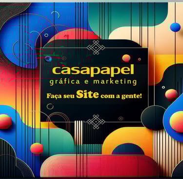  a book cover with a colorful abstract design written on it make your website with us!