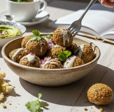 fallafel atelier cuisine libanaise salé Ajaccio Corse