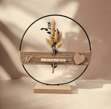 Dekoring Pfalzliebe mit Trockenblumen