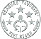3D image of a silver coin pressed with five stars and the stylised image of a person reading a book