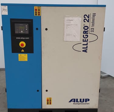 Alup screw air compressor