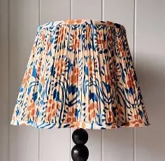 Printed soft fabric shade