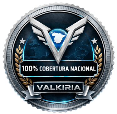 Cobertura Nacional Valkiria Elite Global service
