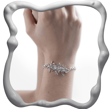 photo du bracelet porté dans le cadre