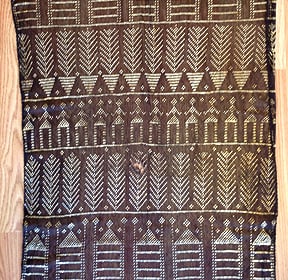 vintage silver assuit scarf