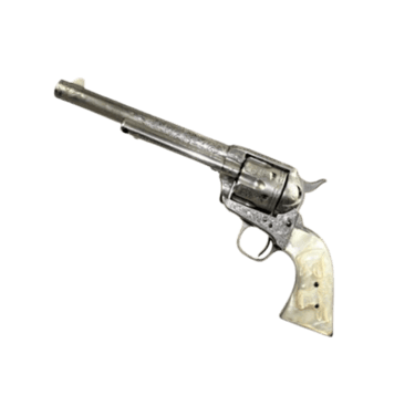 Antique silver pistol. 