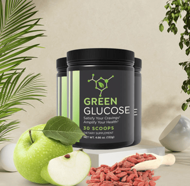 green glucose banner
