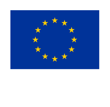 The flag of the European Union with the text 'Funded by the European Union'.