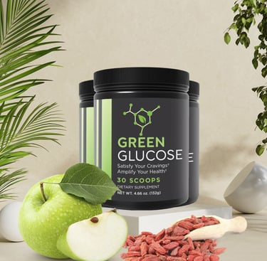 green glucose banner