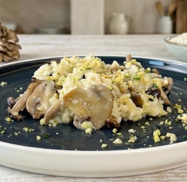 Come fare risotto ai funghi vegan