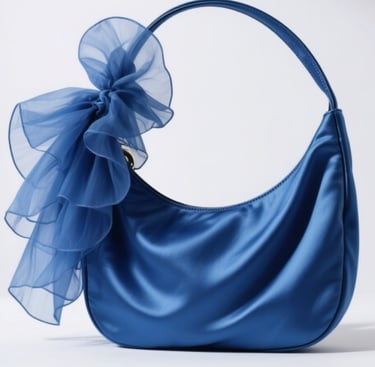 Elegant Satin Hobo Bag by King Fly