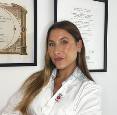 Francesca Coppini, biologa nutrizionista a Vicenza e Firenze, specializzata in nutrizione per gravid