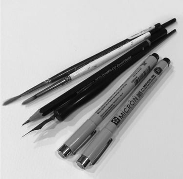 Art supplies image