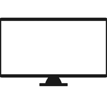 una tv pantalla plana