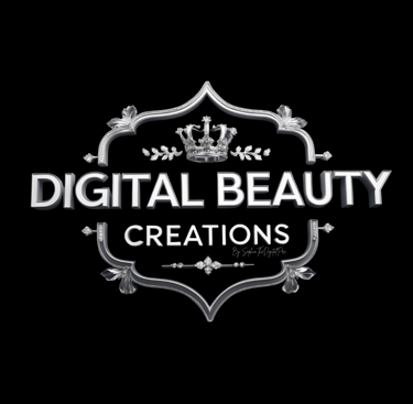 a logo for digital beauty creations
