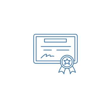 certification icon