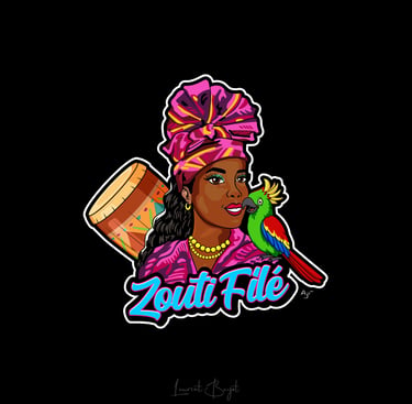 logo cartoon Guadeloupe