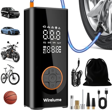 Air compressor for car tyres