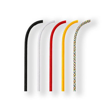 Color Line System — textile cable with integrated switch in chosen finish, replaceable by hand without tools