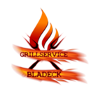 Das Logo vom Grillservice Bladeck