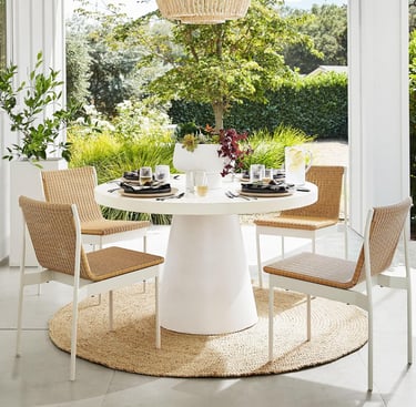 Braided Solid Area Rug