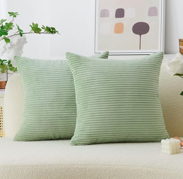 Sage color pillow case